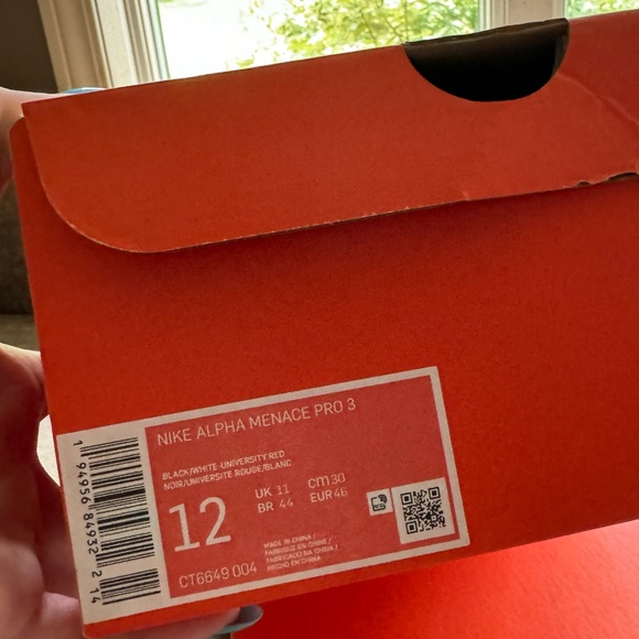 Nike alpha menace pro 3 size 12 - Picture 4 of 5